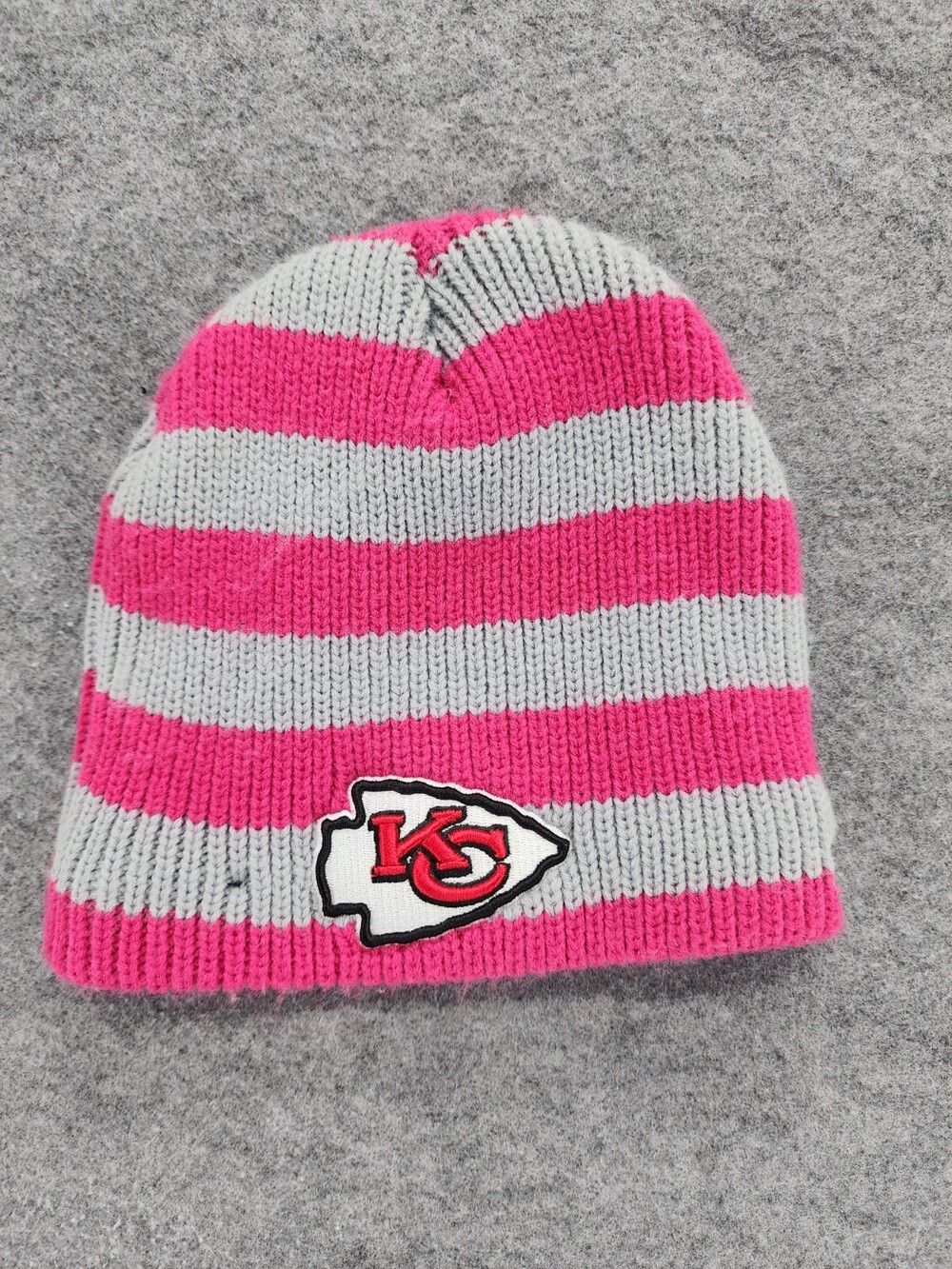 Kansas City Chiefs Beanie Womens One Size New Era NFL Fleece